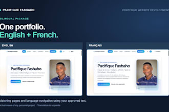 design and develop your personal portfolio website
