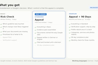 fix your suspended google business profile and file the appeal