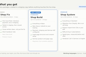 build and fix your woocommerce shop with german checkout and taxes
