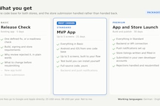 build and publish your android and ios app from a german company