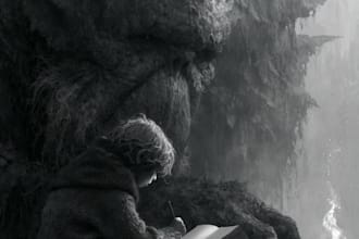 design a cinematic psychological horror book cover