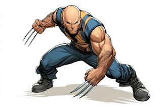 comic book illustration with comic book illustrator