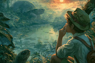 children book cover and children book illustrations