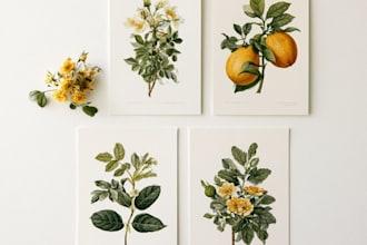 do a botanical illustration