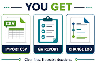 clean fix and validate your shopify product CSV for import