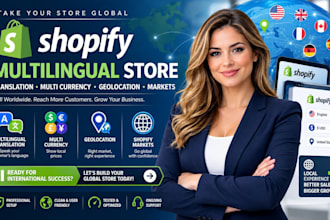 build shopify store multilingual translation multi currency geolocation markets