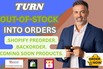 setup shopify pre order, backorder and coming soon products