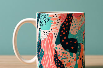 make awesome custom coffee mug design