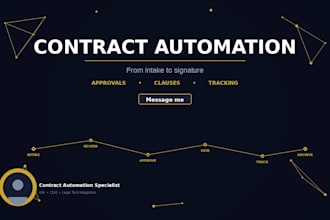contract automation n8n workflow agreement workflow clm automation