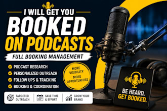manage your podcast booking and guest outreach