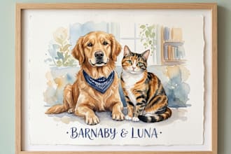 paint stunning pet portrait