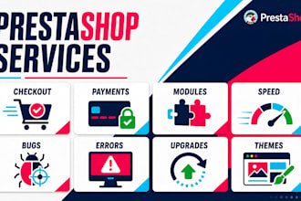 fix prestashop bugs, checkout errors, and speed issues