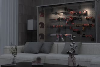 craft high end 3d cinematic posters and character art
