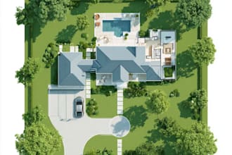 draw site plan, property map, plat map, landscape design