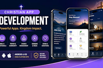 develop church app ministry app church website bible and prayer app for you