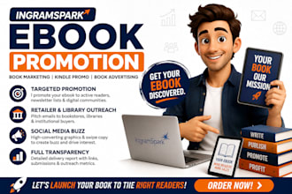 ingramspark ebook promotion, book marketing kindle ebook promo, book advertising