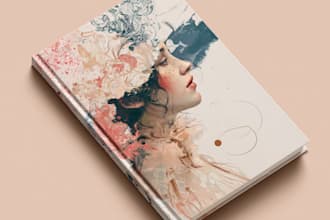 design book cover design, ebook cover design,  book