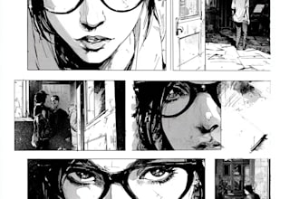make comic book page and custom illustration