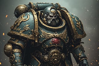 illustrate your warhammer, 40k, wargaming miniatures