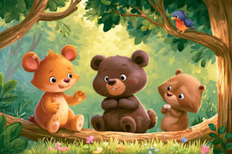 draw children book illustration and children storybook