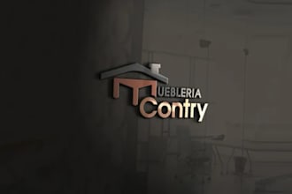 do excellent business furniture store logo design