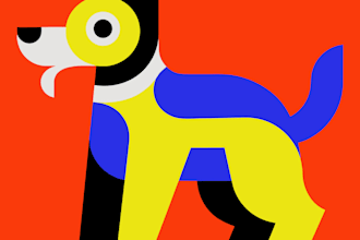 draw your pet as vector art