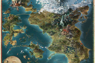 create a fantasy map for your book, tabletop game