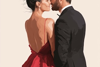 make a scenic illustration from your photo