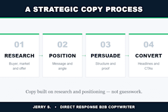 write high converting b2b landing page and sales page copy