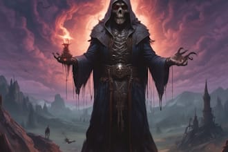 create an original fantasy horror story with unforgettable