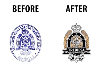 do manual vector tracing, raster to vector png to vector logo in illustrator