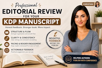 write incredible editorial reviews for your kdp book manuscript