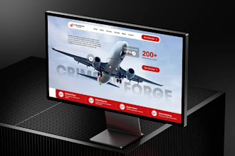 build wix airline air travel website with flight booking private jet website