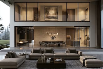 hand paint house portraits and building illustration of home