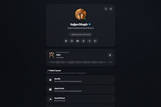 do websites in the style of link in bio