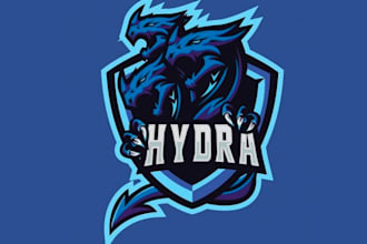 make new style for leviathan e sports mascot logo design service