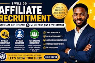 do affiliate recruitment affiliate influencer and MLM leads