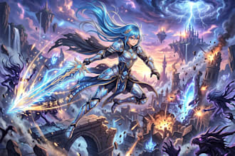 draw anime, manga or game characters