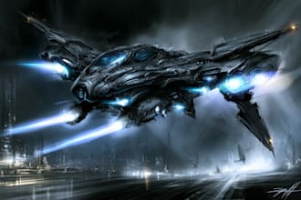 make sci fi spaceship models