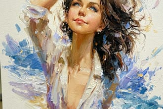 a watercolor illustration art