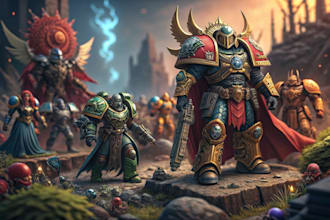 paint your warhammer 40k and fantasy miniatures