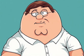 draw yourselves as a family guy cartoon character art
