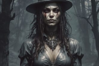 create scary fantasy characters and horror stories