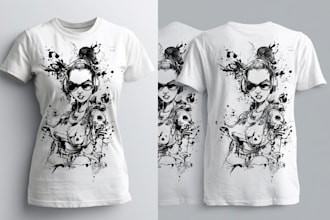 do t shirt design and graphic t shirt design