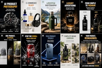 create luxury commercial product photography and advertising images