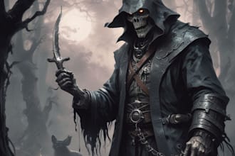 create haunted fantasy horror stories with supernatural