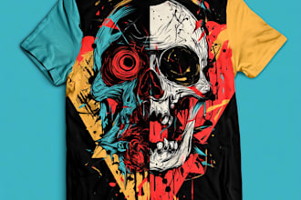 design a creative graphic t shirt and t shirt logo typography t shirt design