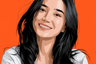 draw cartoon vector portrait or illustration