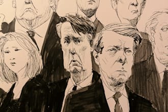 stunning digital political cartoon for political cartoon