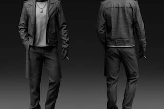 hyperealistic3d gym instructor,web app glb model,gym fitness exercise animation